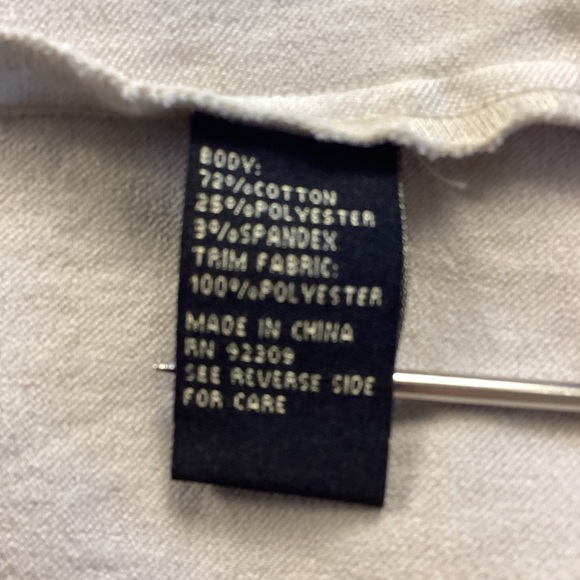 DG2 by Diane Gilman Beige Jean Jacket - Picture 10 of 11